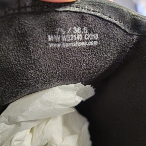 Born Black Textured Heeled Boots size 7.5 - Picture 16 of 16